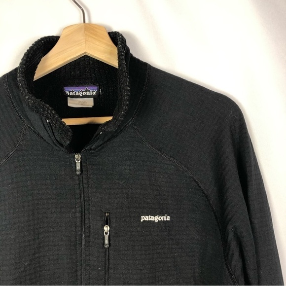 Patagonia Black Fleece Quarter Zip Pullover L - Picture 3 of 4